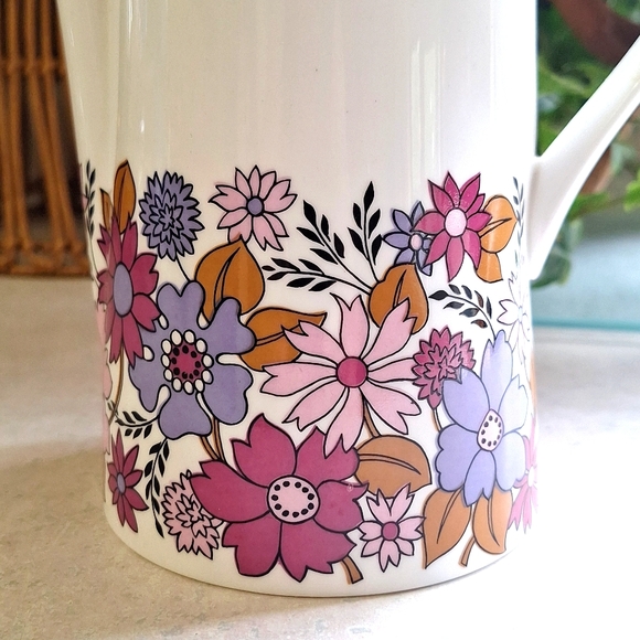 SALE!! ELIZABETHAN ENGLAND "Portobello 2" 60's Tall Coffee/ Tea pot - Picture 5 of 9